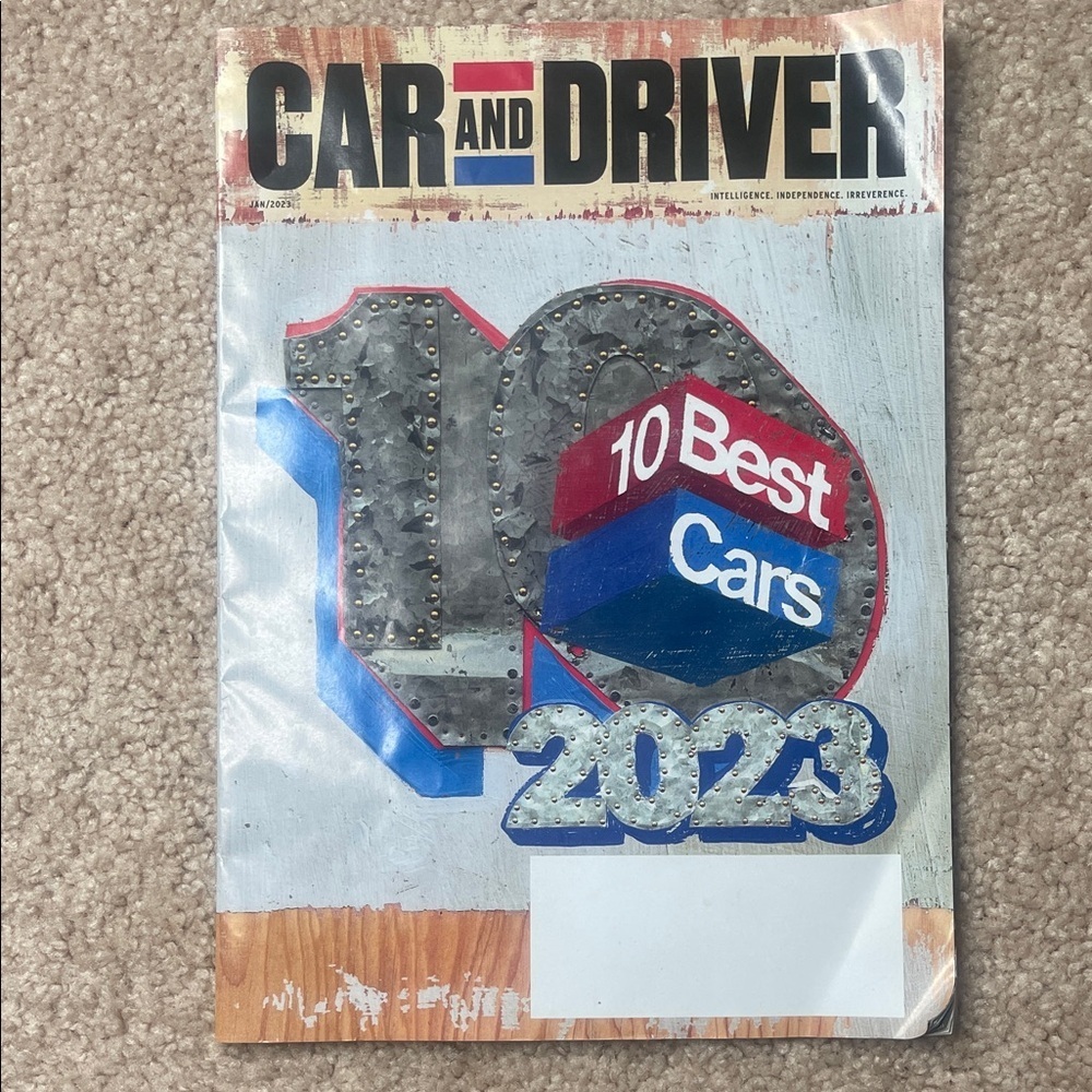 Car and Driver 10 Best Cars Magazine - January 2023